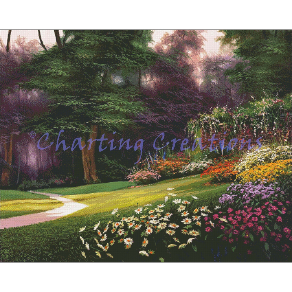 Formal Spring Garden